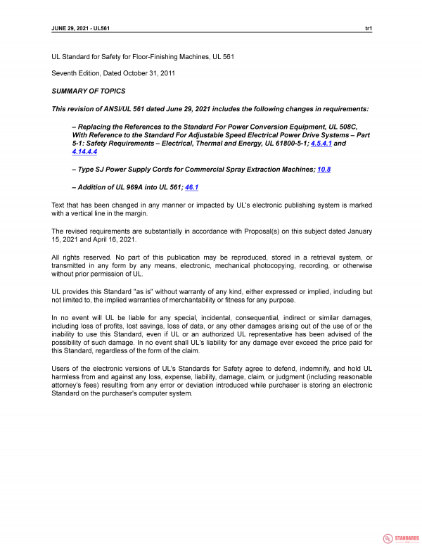 UL 561 PDF UL 561 PDF